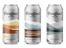 ForeLand Beer lineup of Landform Pils, Shape Creation IPA, and Form Follows IPA,