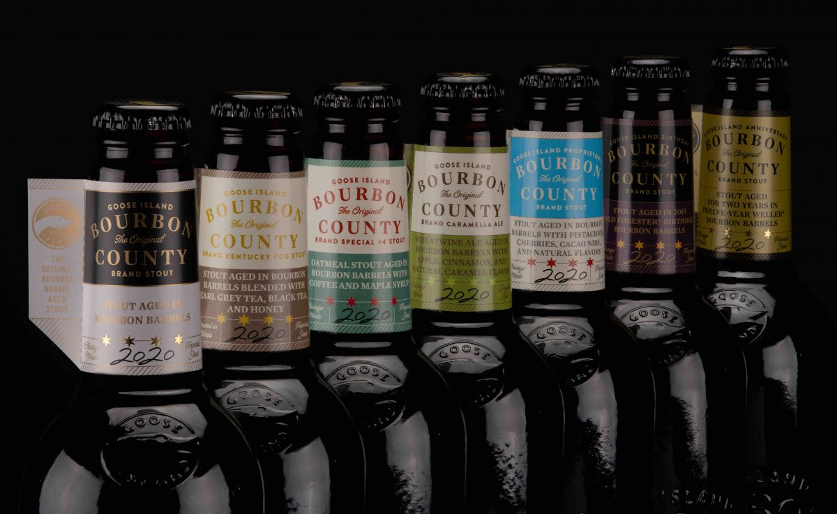 image of Bourbon County Stout 2020 Lineup courtesy of Goose Island Beer Co.