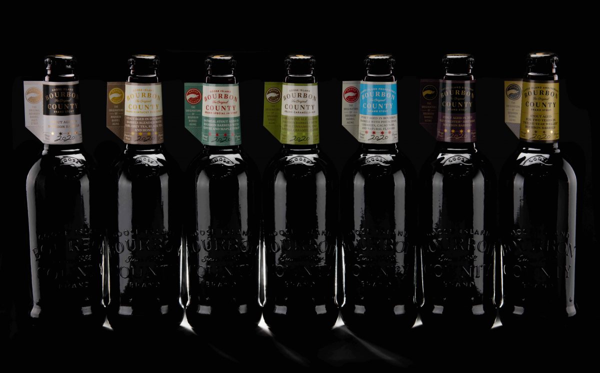 image of Bourbon County Stout 2020 Lineup courtesy of Goose Island Beer Co.