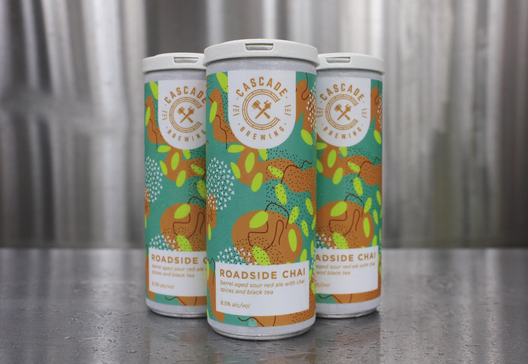 image of Roadside Chai in 250mL cans courtesy of Cascade Brewing