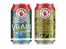 Left Hand Brewing Co. St. Vrain Tripel Ale and Found Fortune Dry-Hopped Double IPA