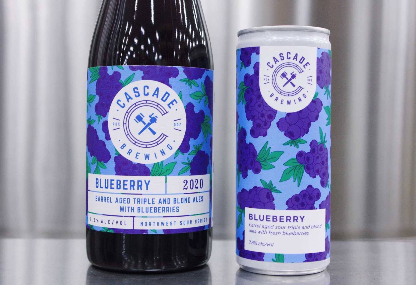 image of Cascade Blueberry 2020 courtesy of Cascade Brewing