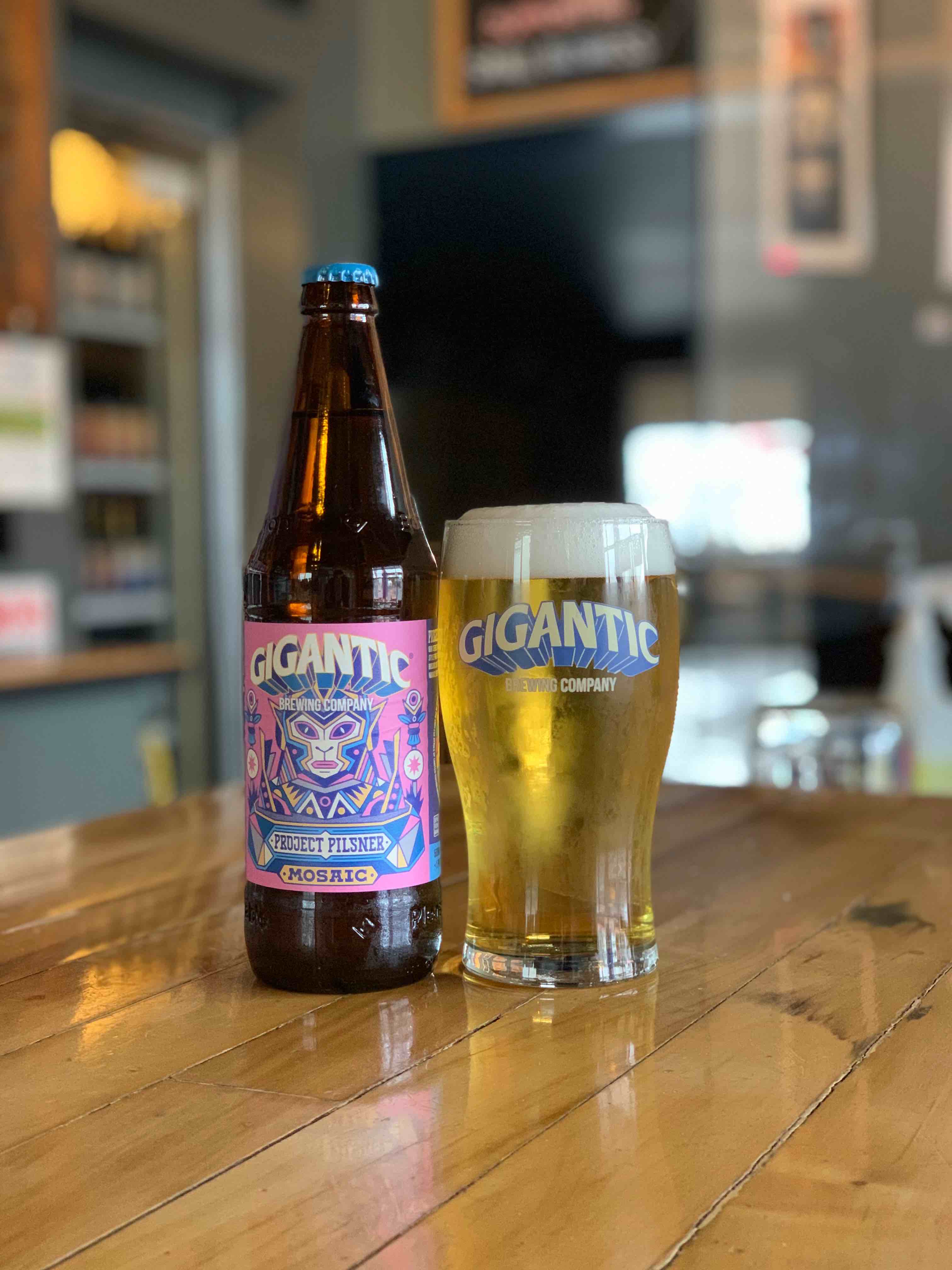 image of Project Pilsner Mosaic courtesy of Gigantic Brewing