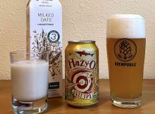 Dogfish Head Craft Brewery has recently released Hazy O! Hazy IPA that's brewed with Oat Milk. This makes for a more approachable Hazy IPA than many others in the marketplace.