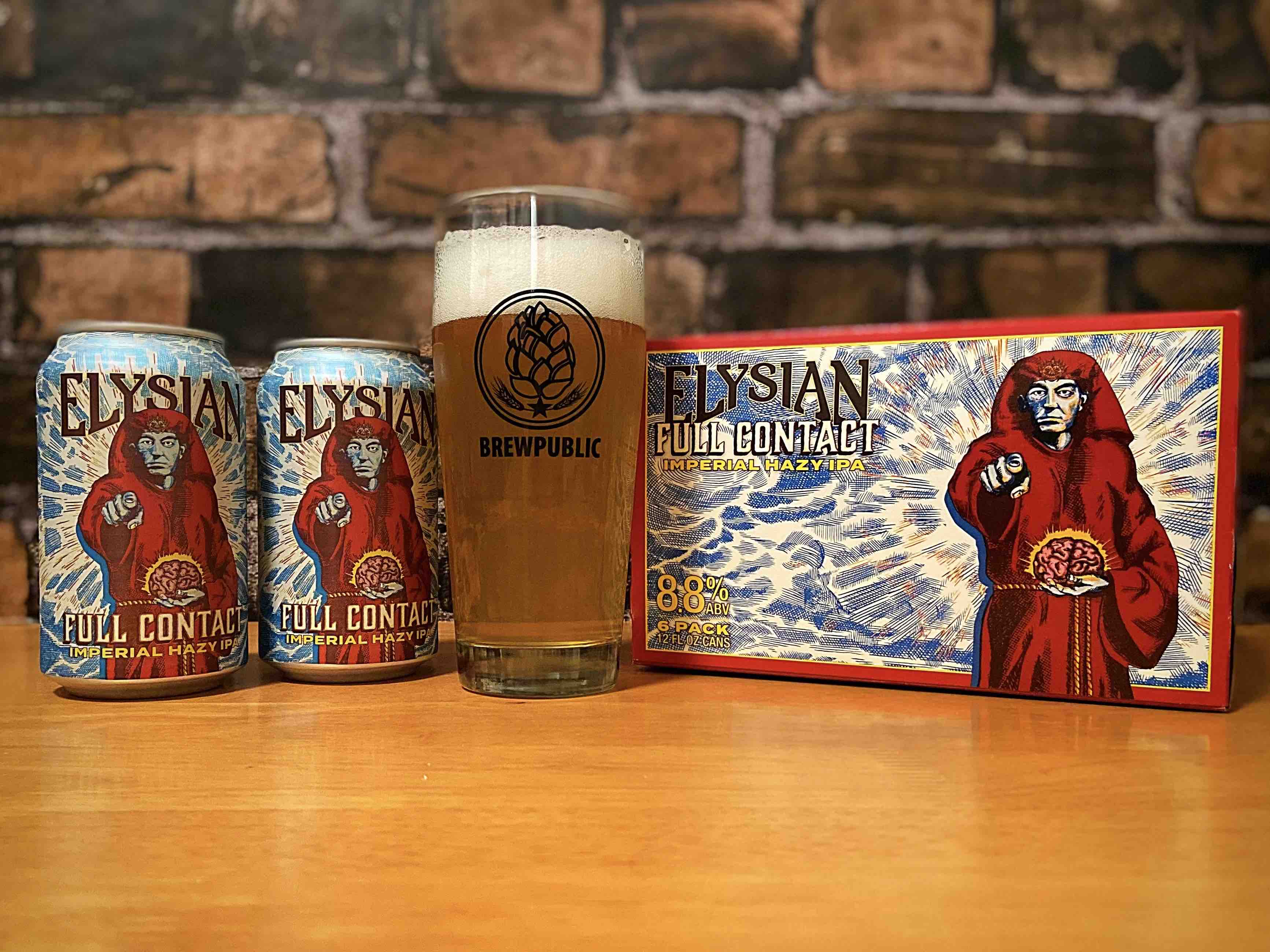 Elysian Brewing expands its Contact lineup with the new Full Contact Imperial Hazy IPA