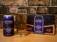 Odyssey Imperial Cider is now available in 375mL cans, a slightly larger packaging format than the standard 12oz can.