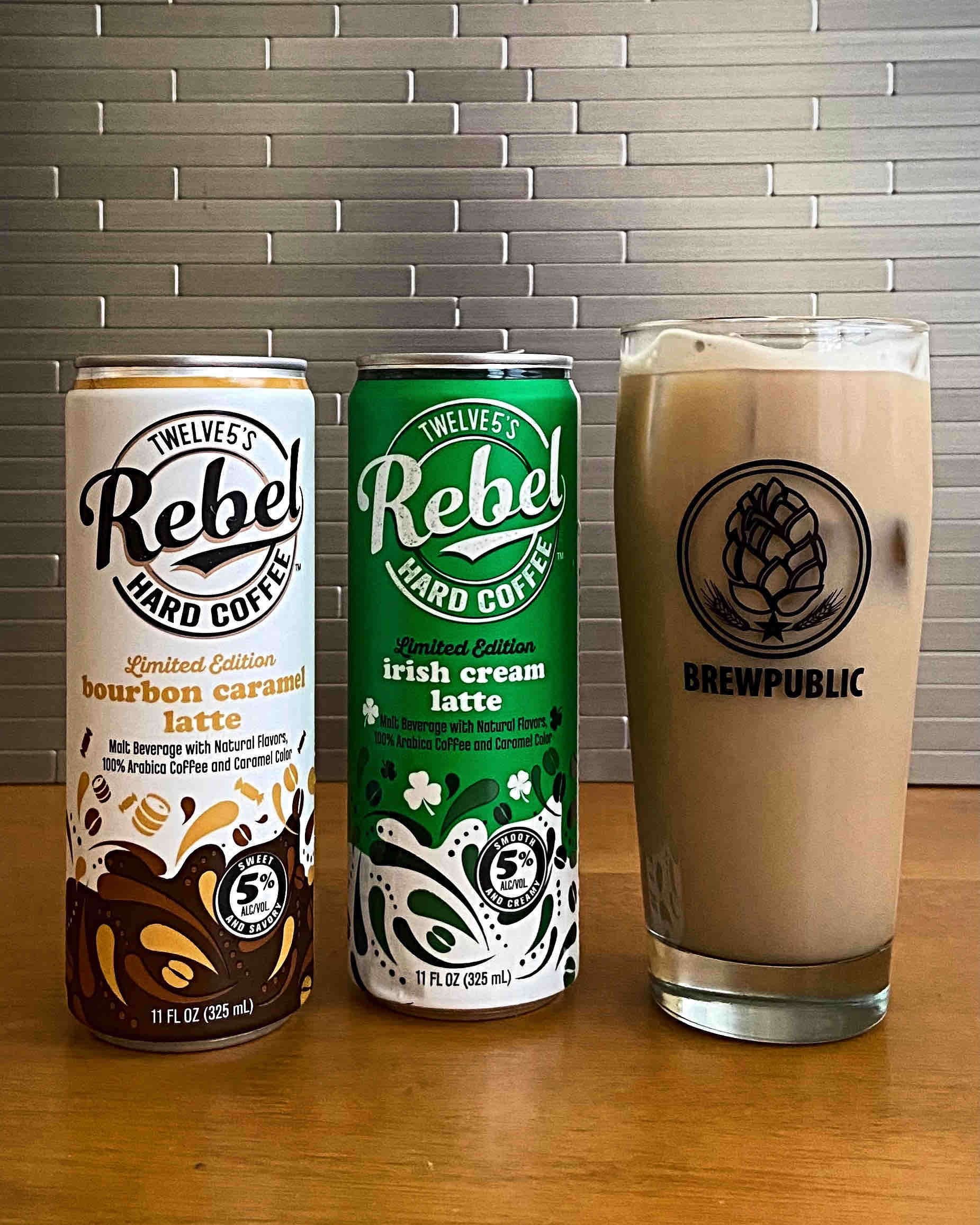 REBEL Hard Coffee Introduces Hard Bourbon Caramel Latte and Hard Irish Cream Latte.
