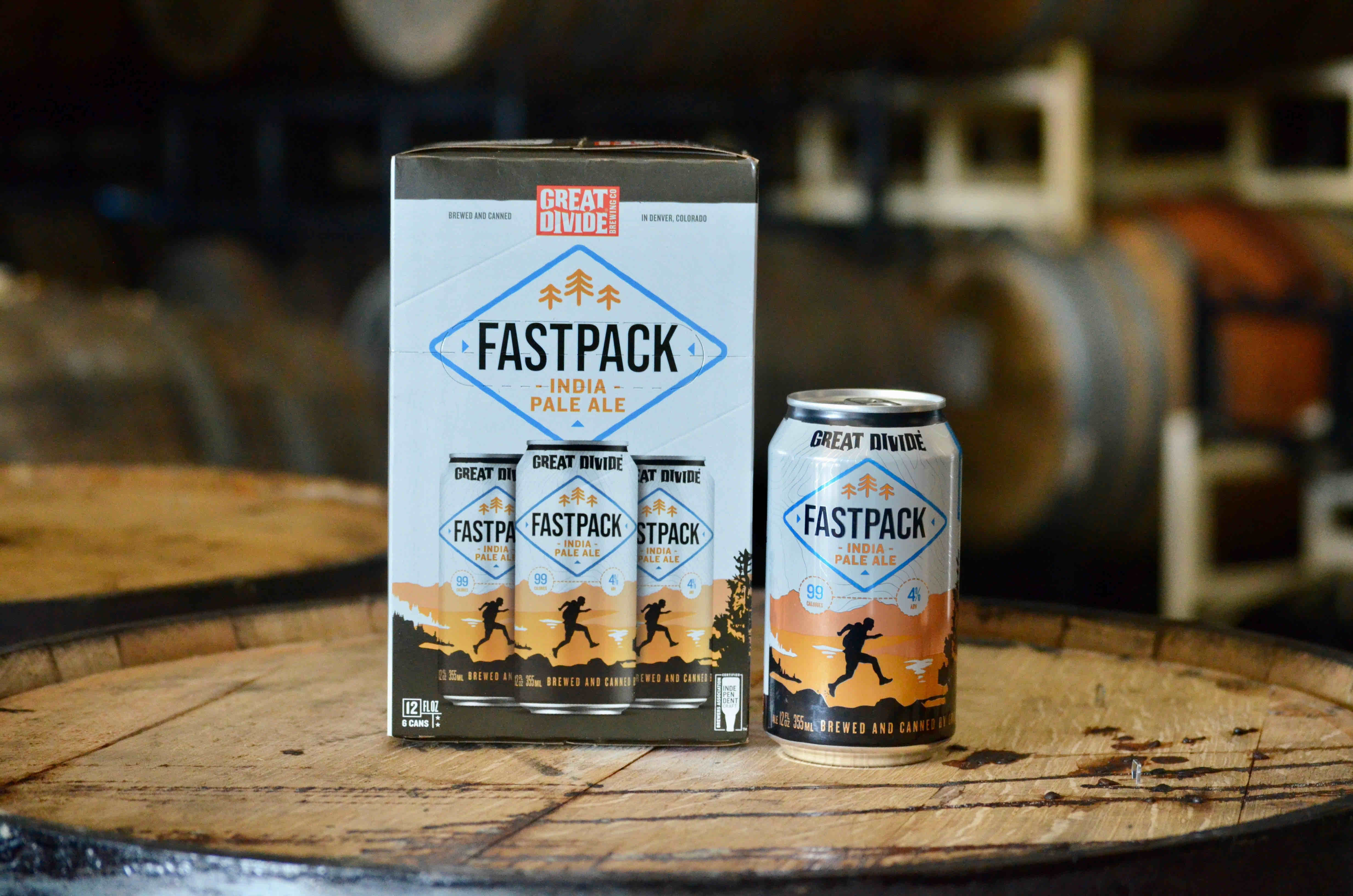 image of Fastpack IPA courtesy of Great Divide Brewing