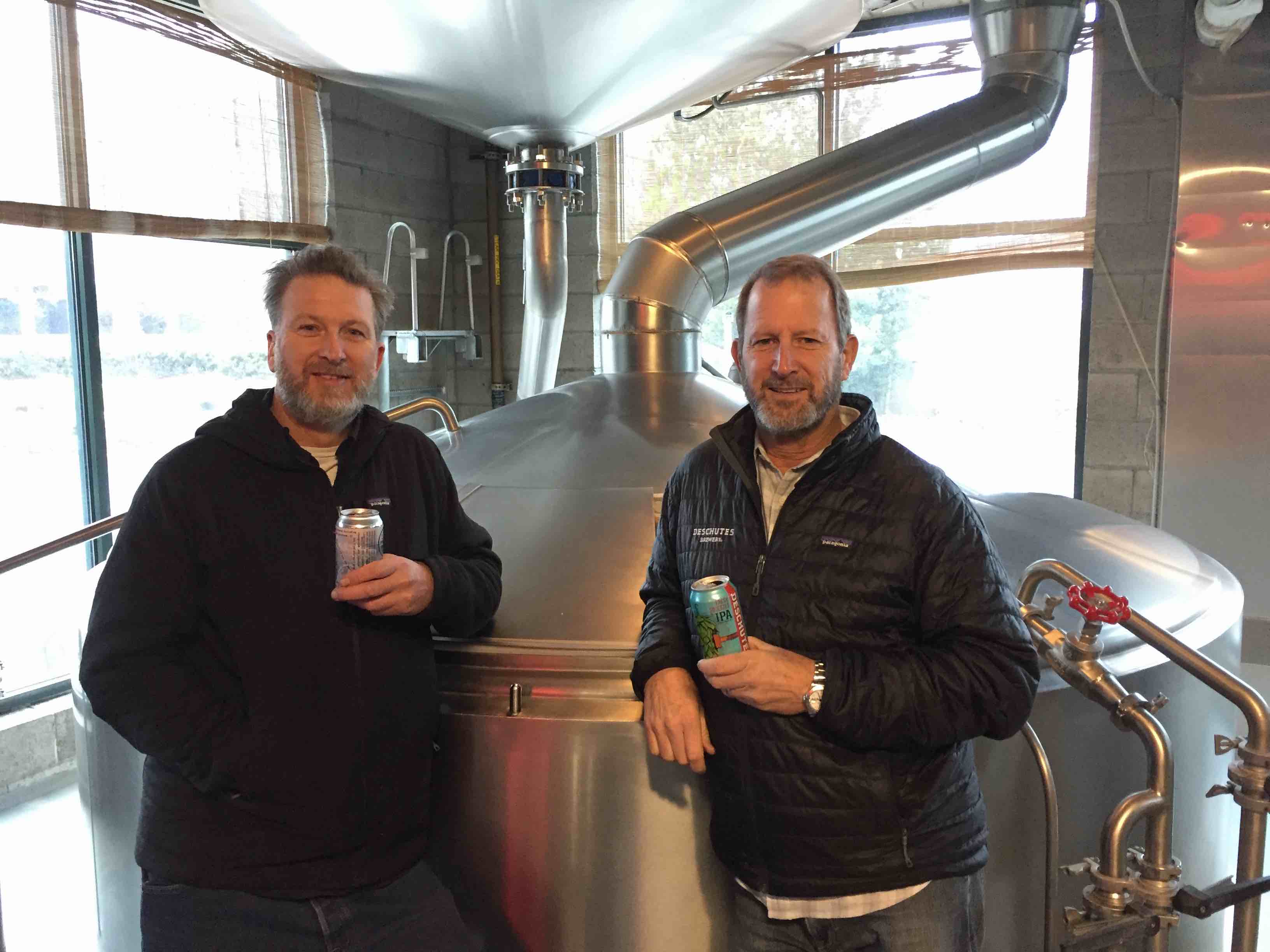 image of Tony Lawrence and Gary Fish courtesy of Deschutes Brewery