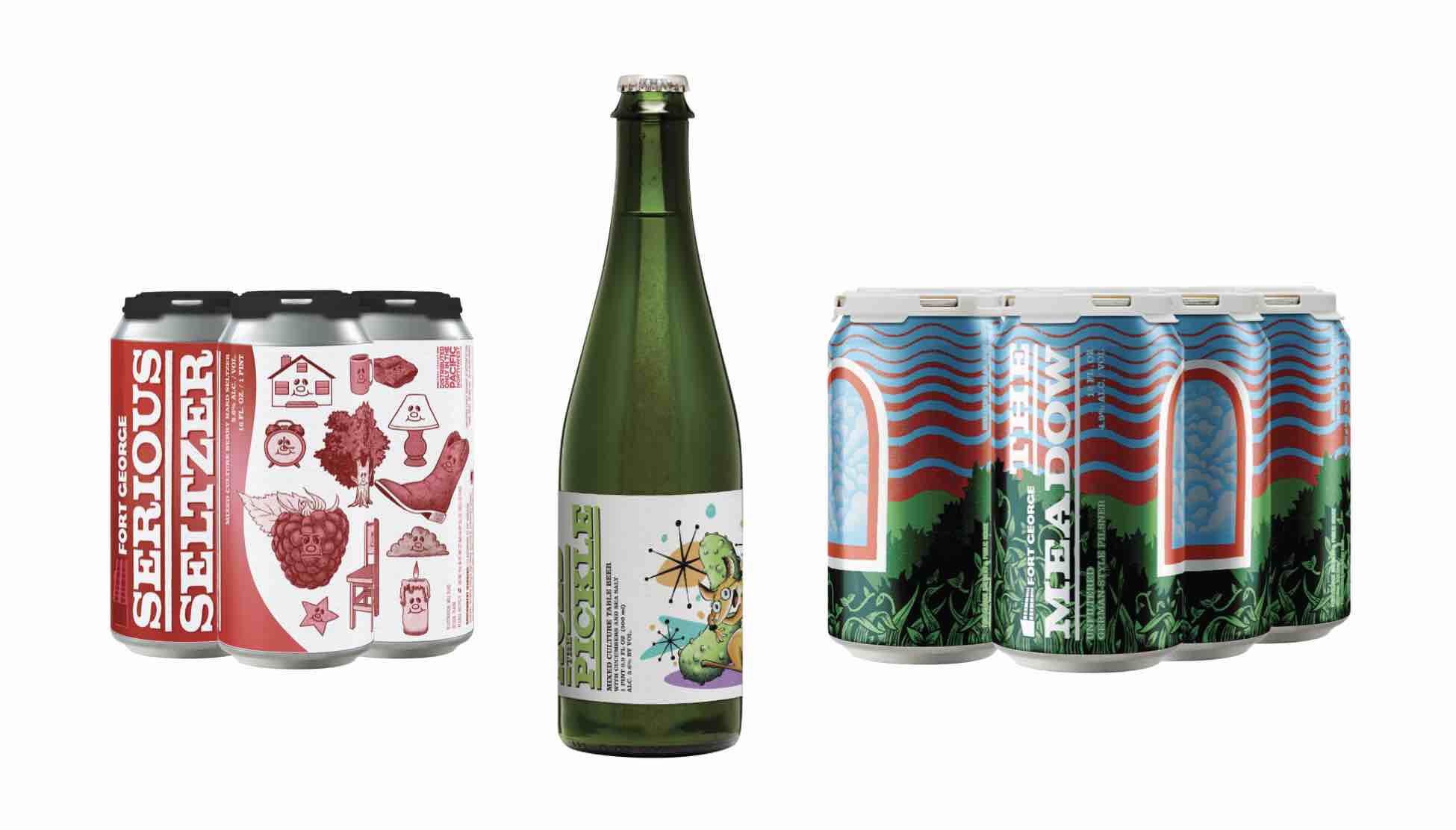 Fort George Brewery 2021 Spring Releases - Serious Seltzer, Hold the Pickle, and The Meadow