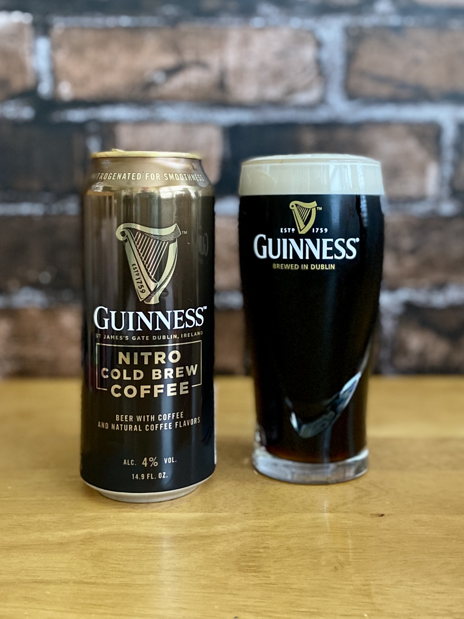 Guinness Nitro Cold Brew Coffee timely served on National Cold Brew Day.