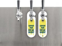 image of Support Your Local Brewery Tap Hanger courtesy of Hoptown Handles