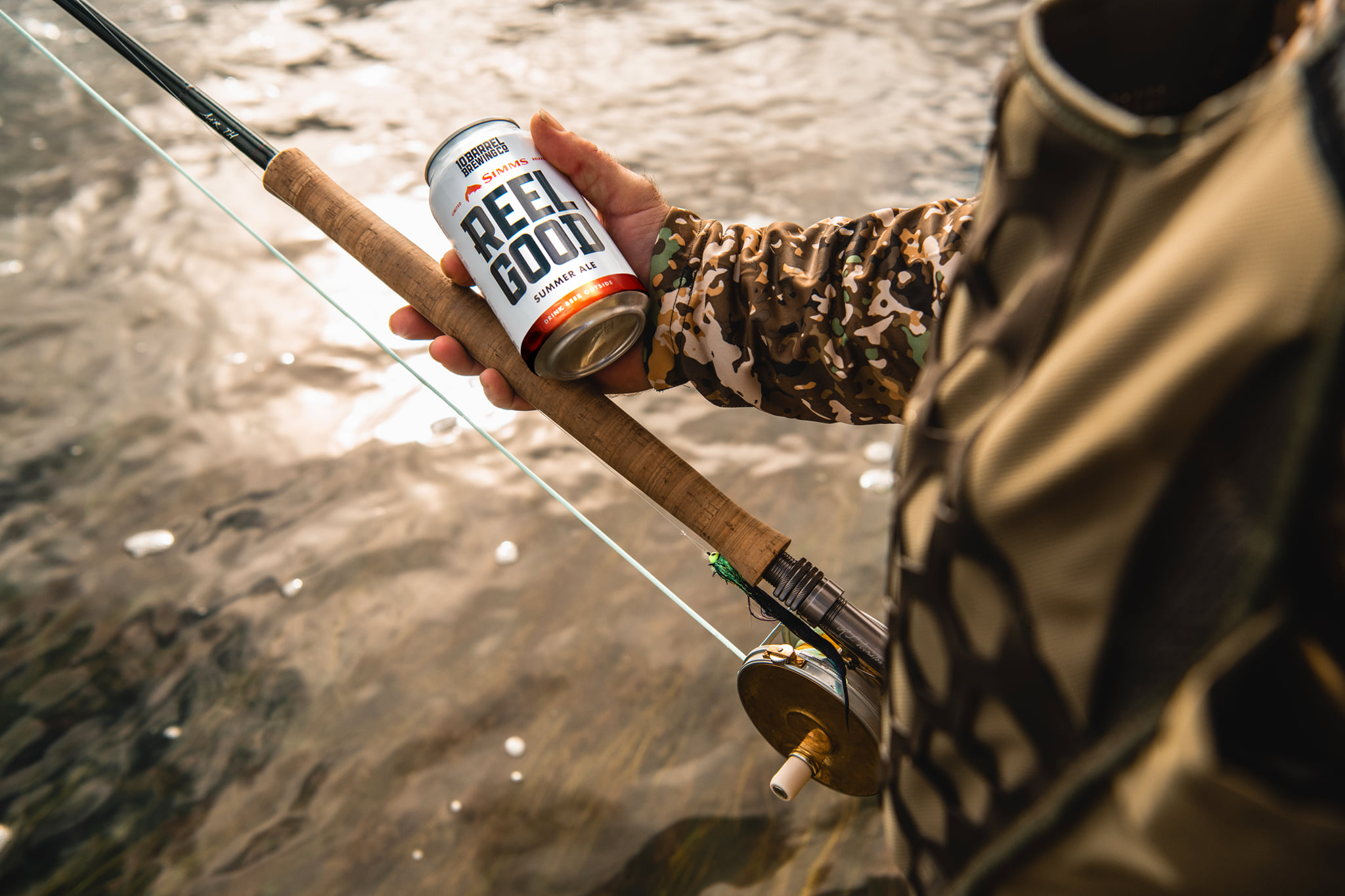 10 Barrel Brewing and Simms Fishing Products Partner on Reel Good Summer Ale. (image courtesy of 10 Barrel Brewing)