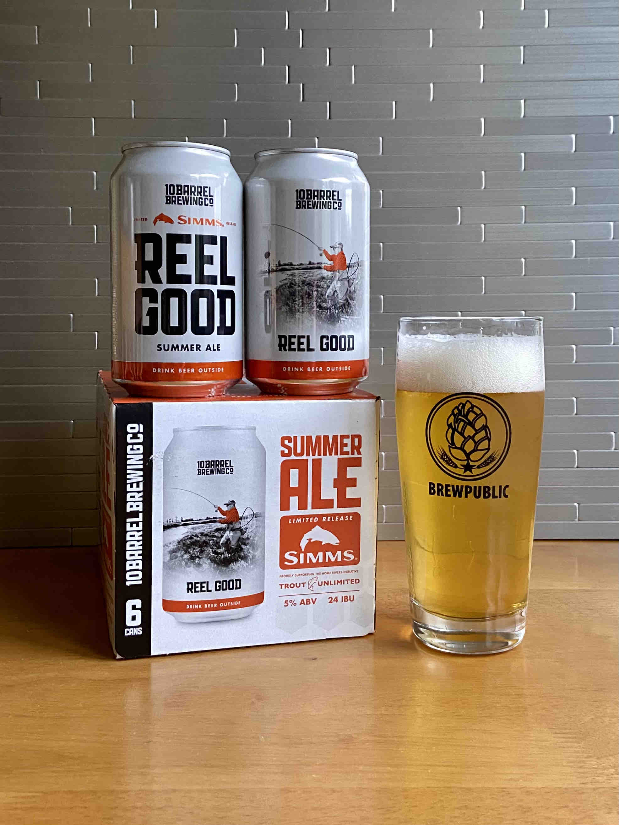 10 Barrel Brewing and Simms Fishing Products partner on Reel Good Summer Ale.