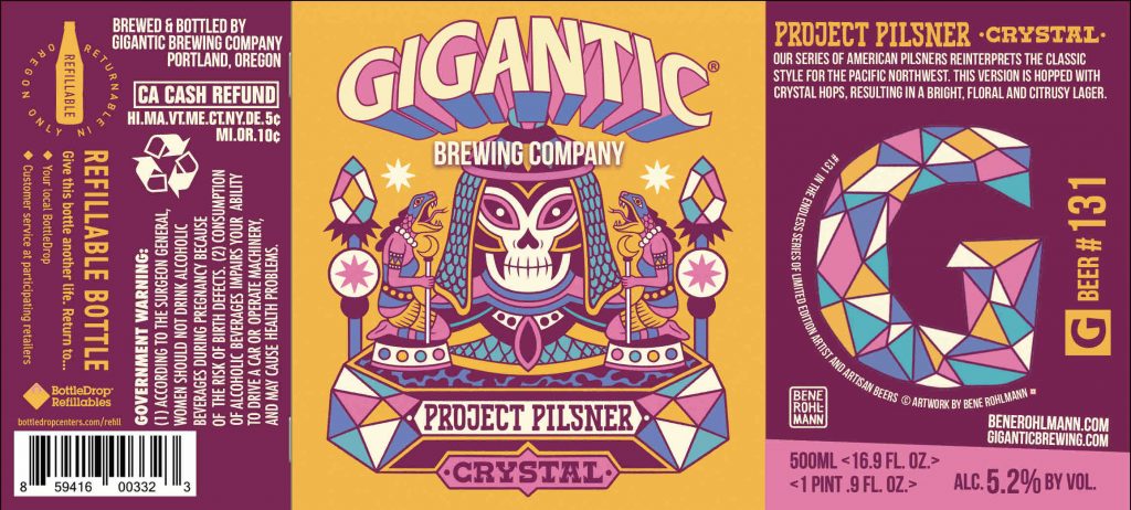 Gigantic Brewing First Taste Tuesday - Project Pilsner Crystal ...