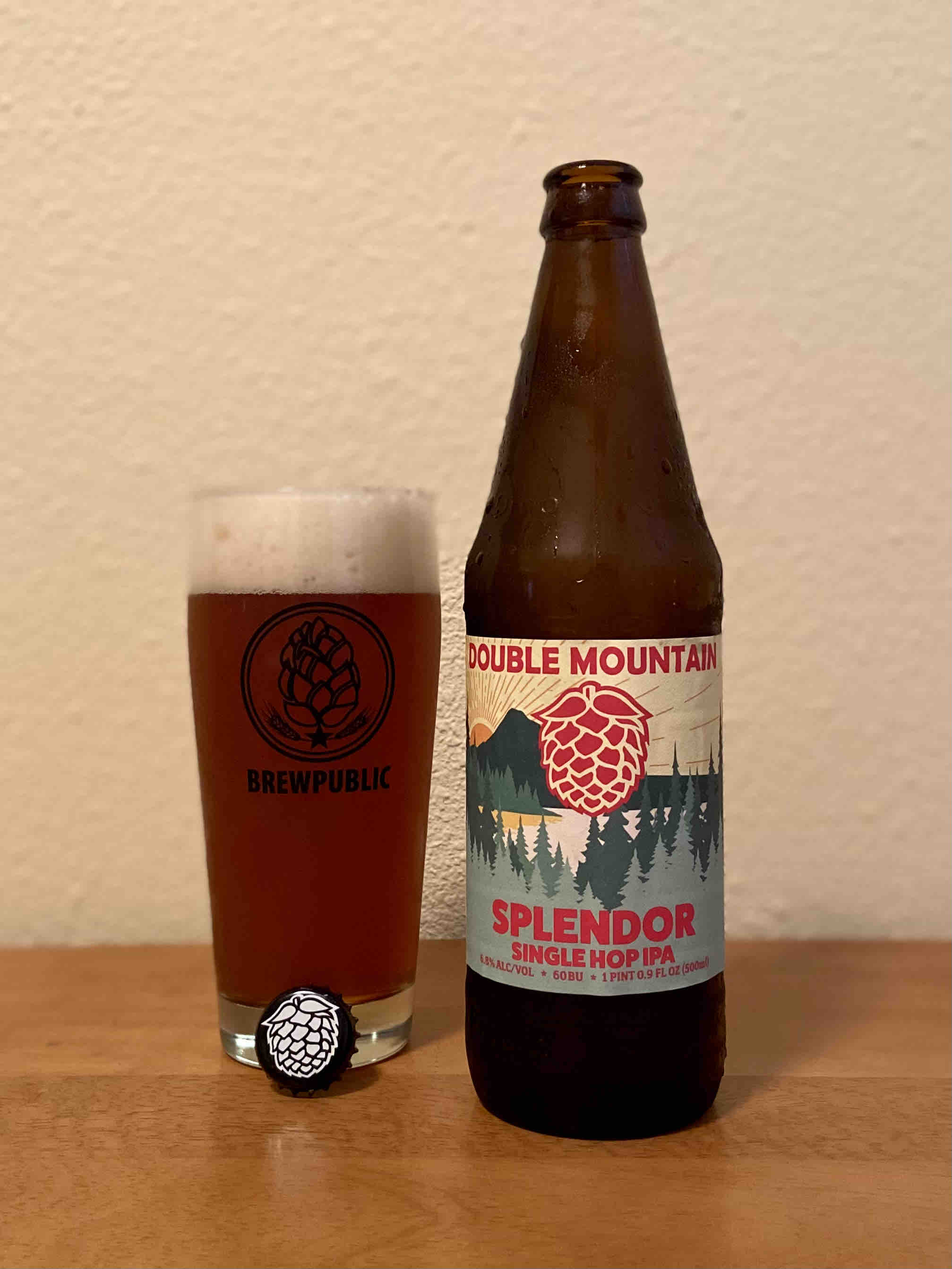 Splender Single Hop IPA from Double Mountain Brewery.