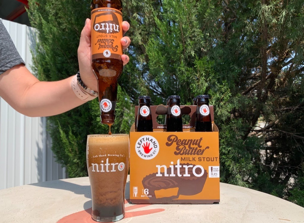 Left Hand Brewing Introduces Peanut Butter Milk Stout Nitro Year-Round. (image courtesy of Left Hand Brewing)