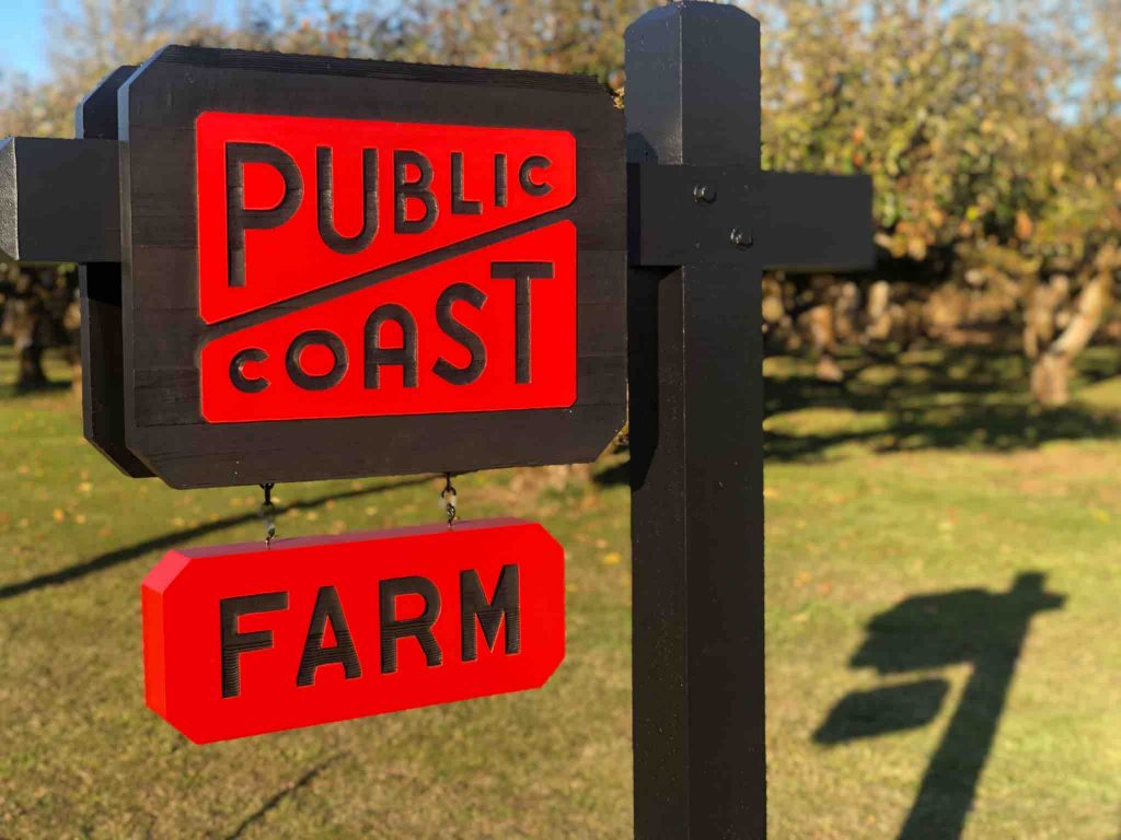 Public Coast Farm, part of Public Coast Brewing, is located in Banks, Oregon. (image courtesy of Public Coast Brewing)