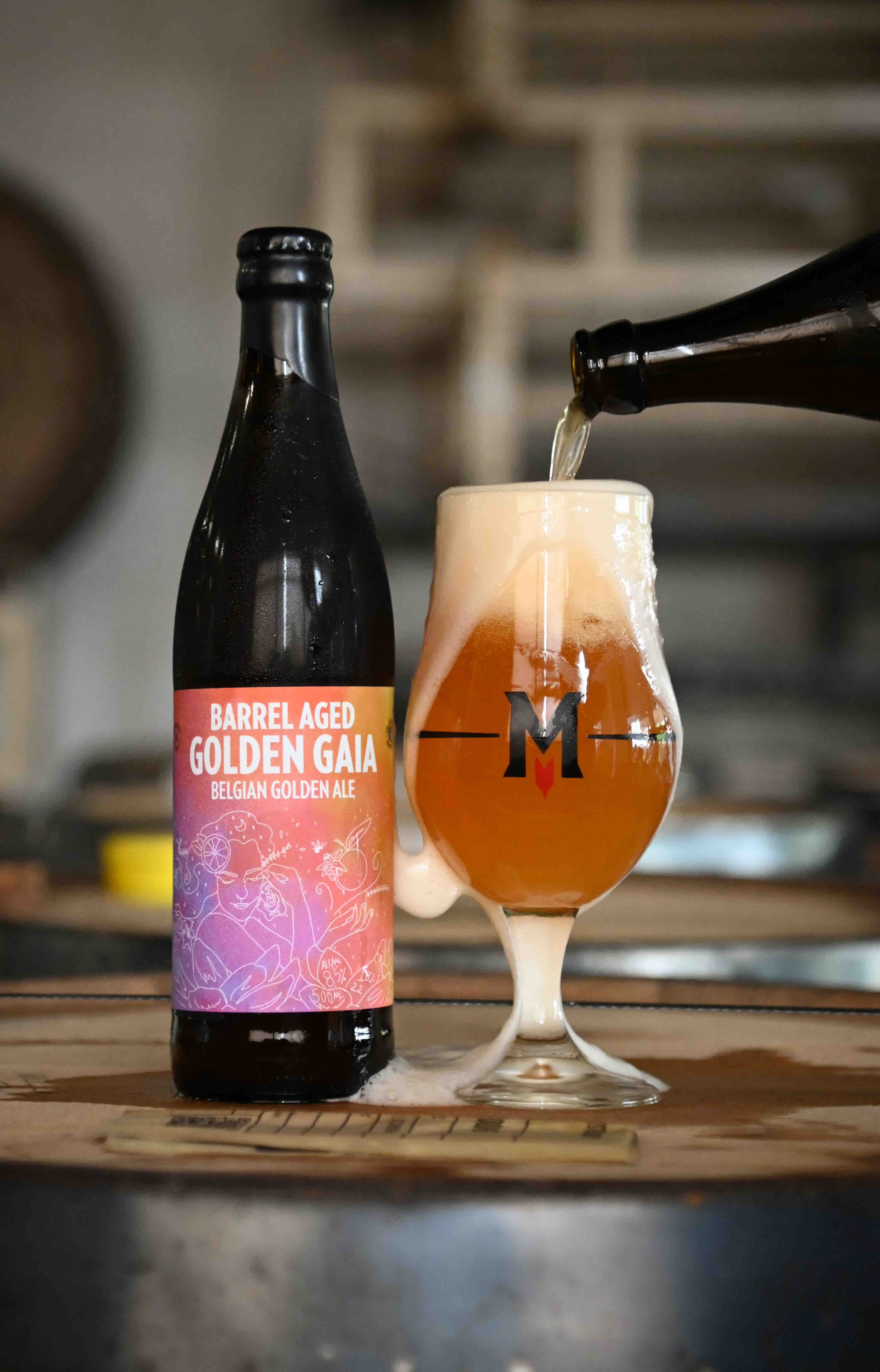 image of Barrel Aged Golden Gaia courtesy of Migration Brewing