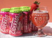 image of Strawberry Ciderade courtesy of Portland Cider Co.