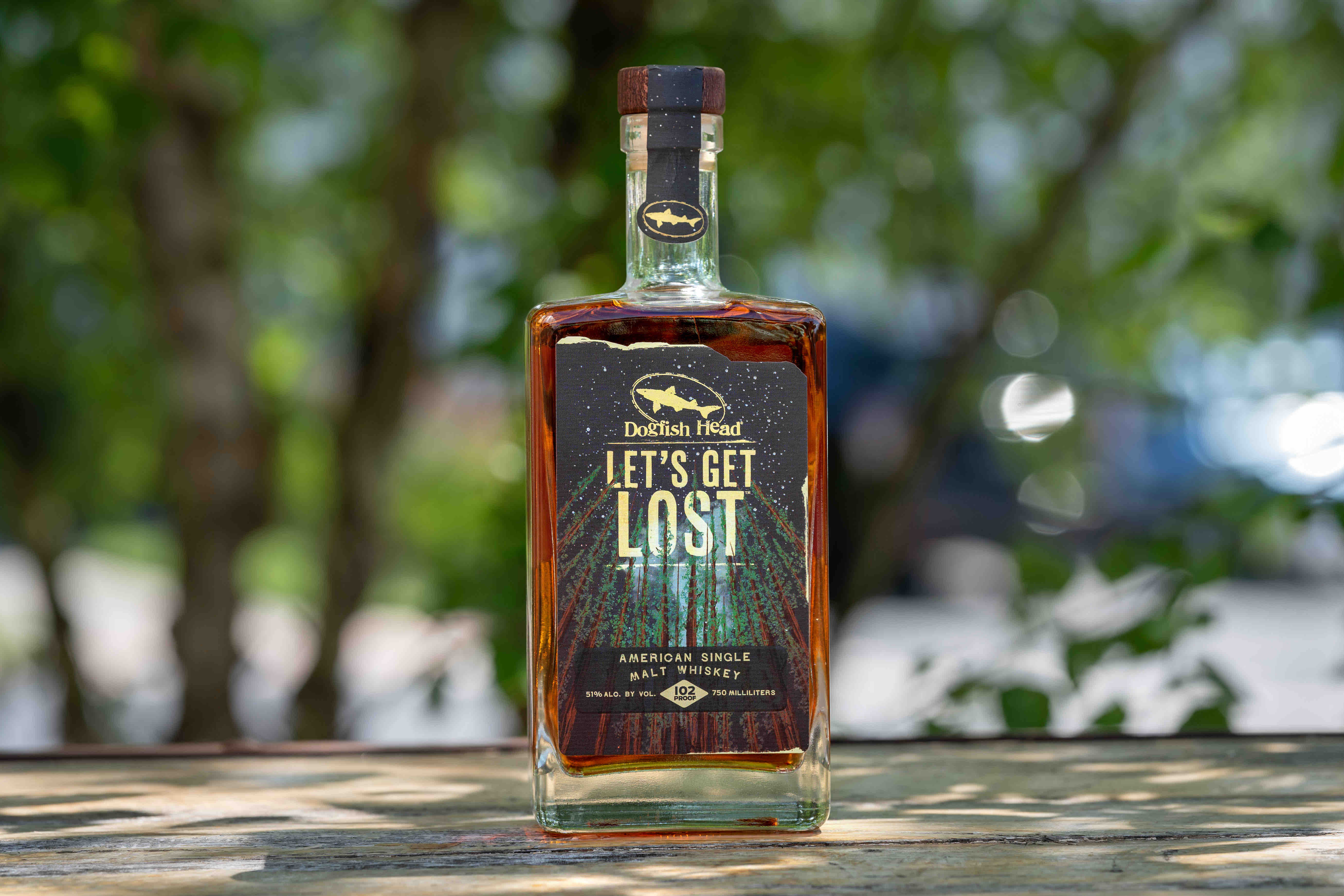 image of Let's Get Lost Whiskey courtesy of Dogfish Head Distilling