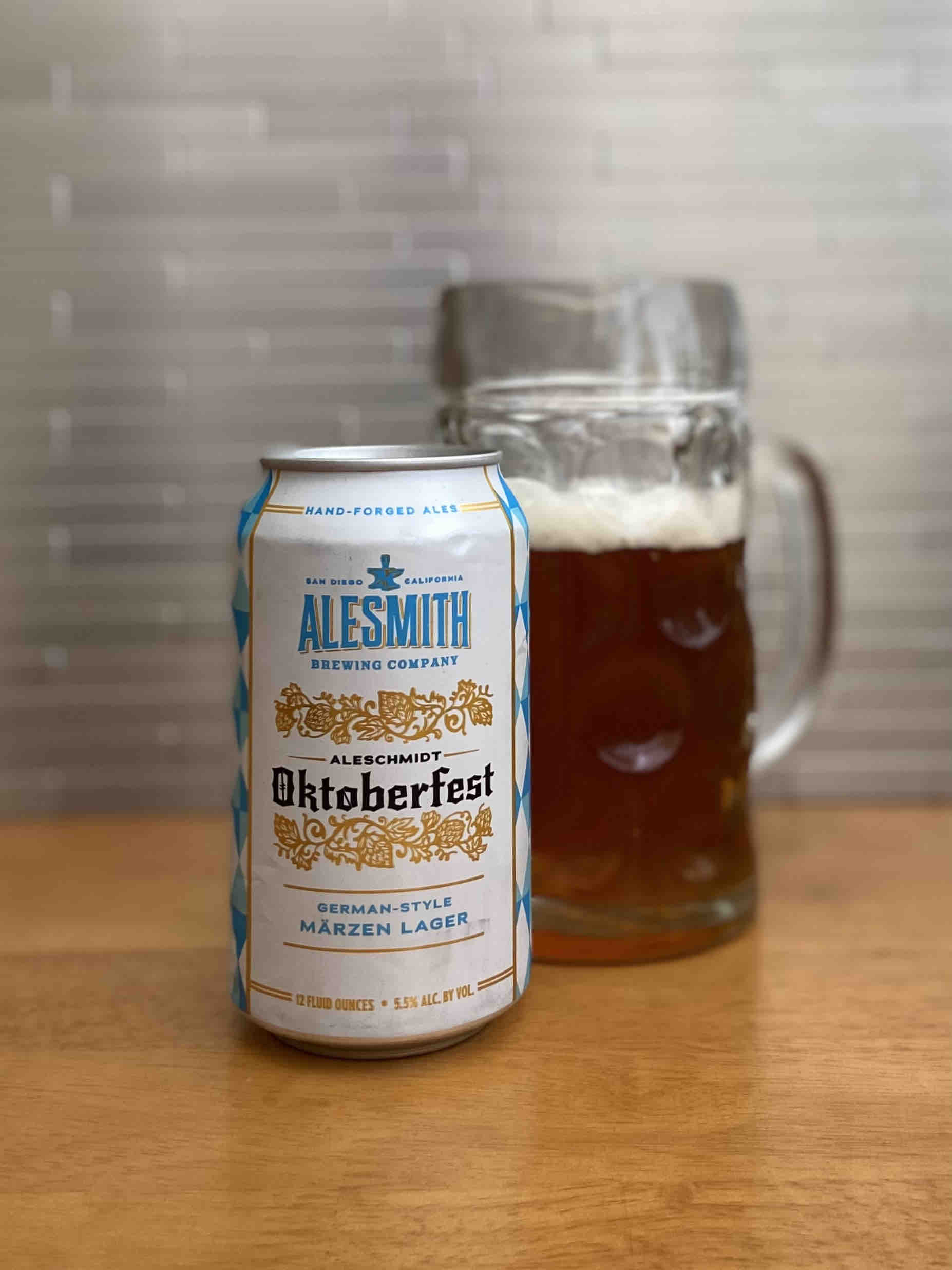 AleSmith Brewing releases AleSchmidt Oktoberfest Märzen in 12oz cans.