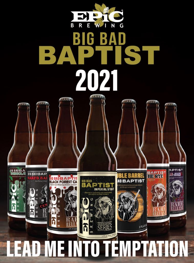 Epic Brewing Announces Big Bad Baptist Imperial Stout Variants Brewpublic Com