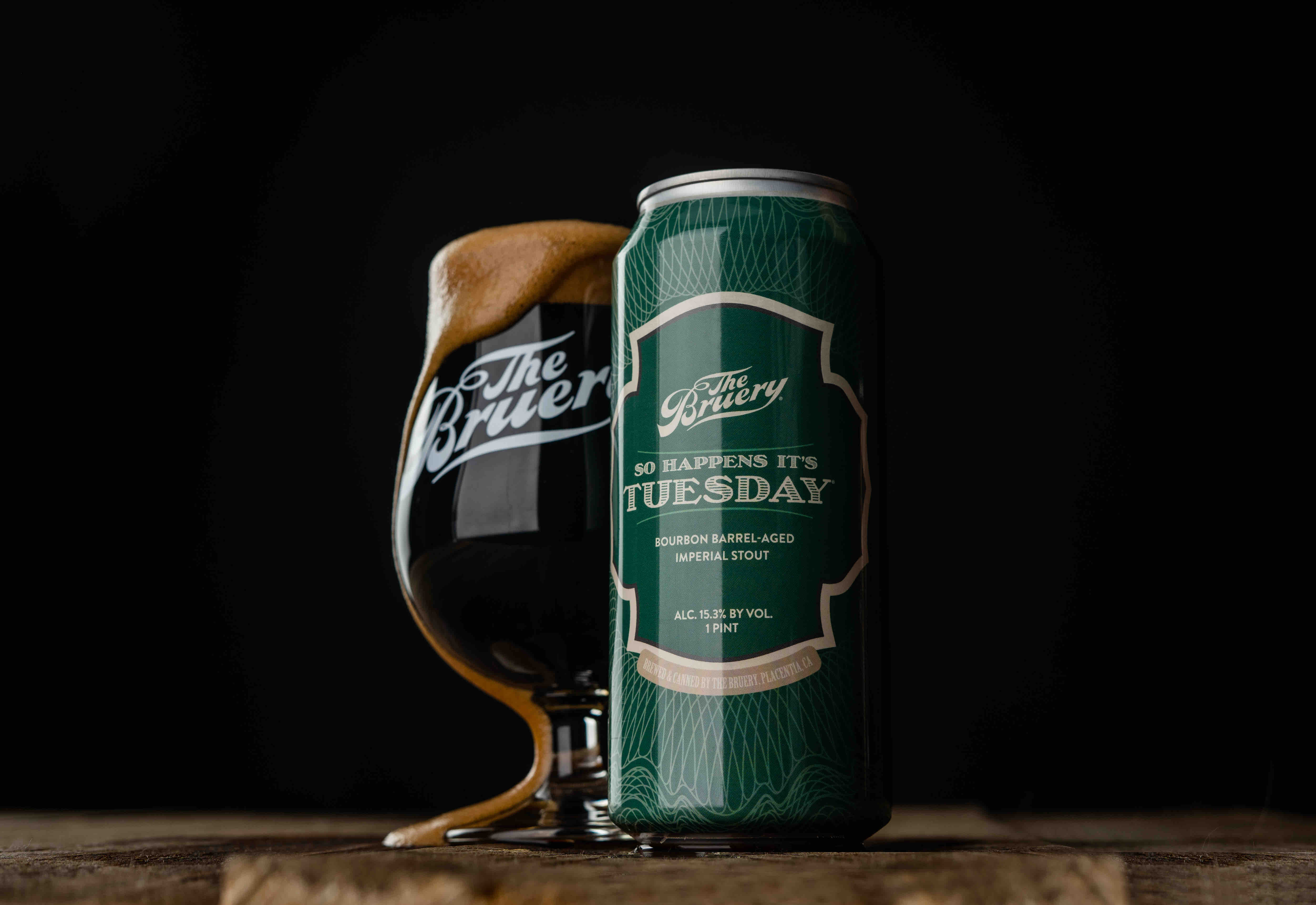 The Bruery Releases So Happens It’s Tuesday in 16oz Cans. (image courtesy of The Bruery)