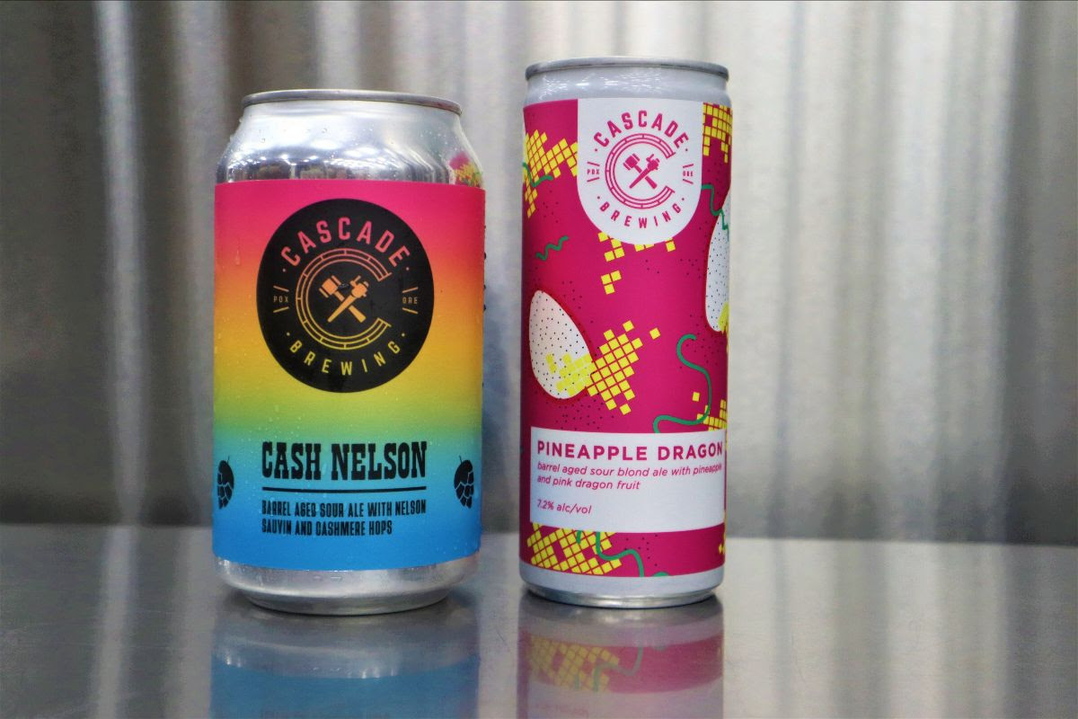 image of Pineapple Dragon and Cash Nelson courtesy of Cascade Brewing