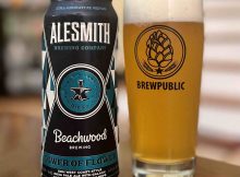 AleSmith Brewing Company and Beachwood Brewing collaborate on the well made Tower of Flower IPA.