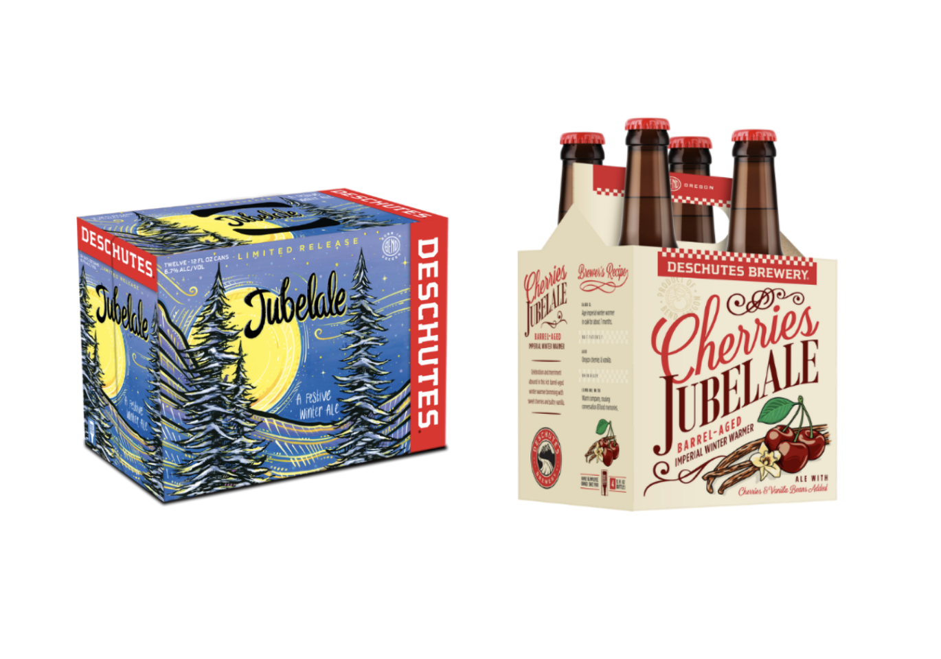 Deschutes Brewery Releases 2021 Jubelale and the new Cherries Jubelale