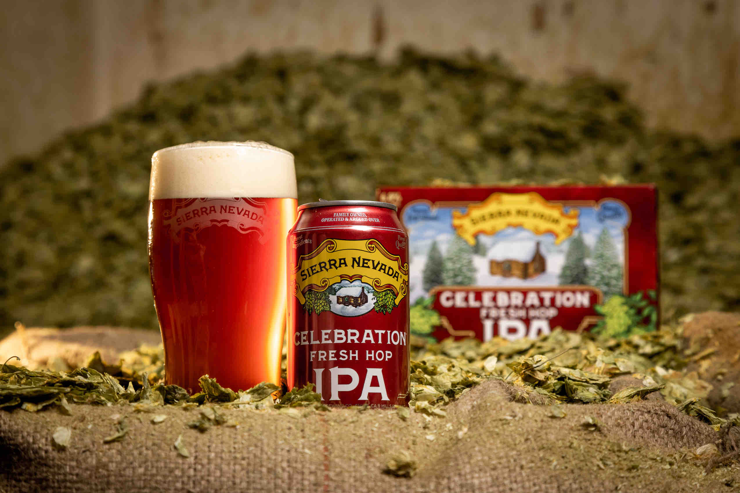 Sierra Nevada Brewing Company Celebration Ale Beer Coasters Sleeve of 90 Bar Pub