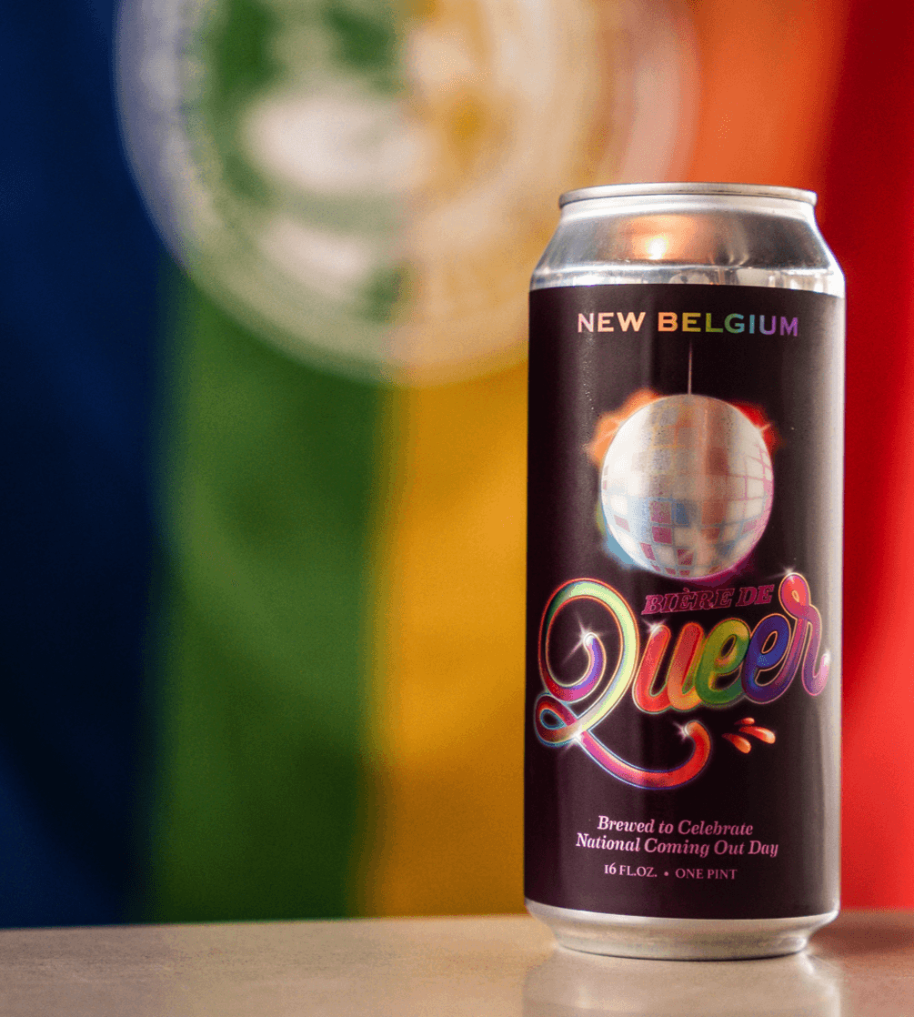 image of Biere de Queer courtesy of New Belgium Brewing