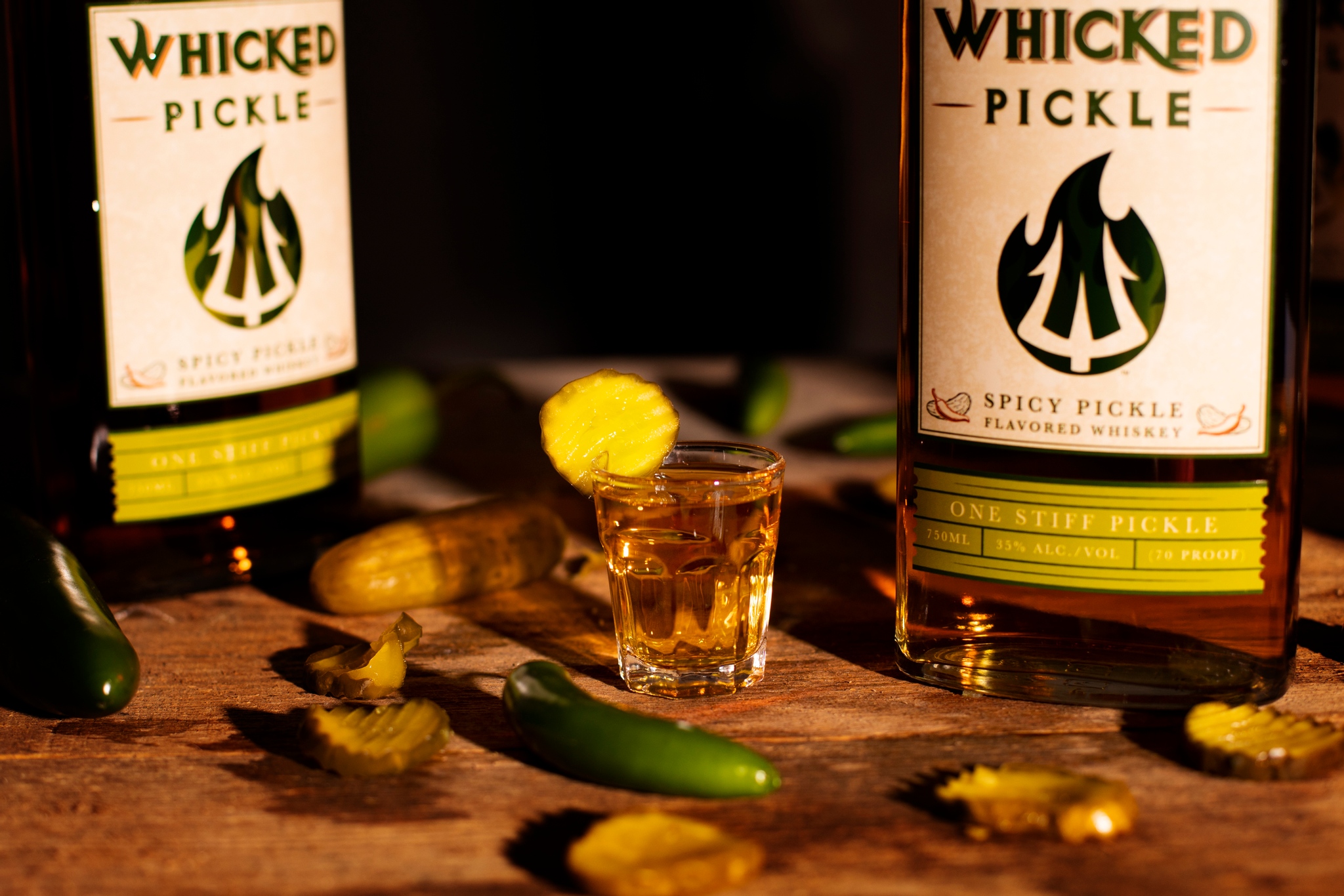 image of Whicked Pickle courtesy of Holladay Distillery
