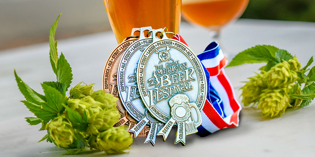 image of the Fresh Hop Beer Award courtesy of the Brewers Association