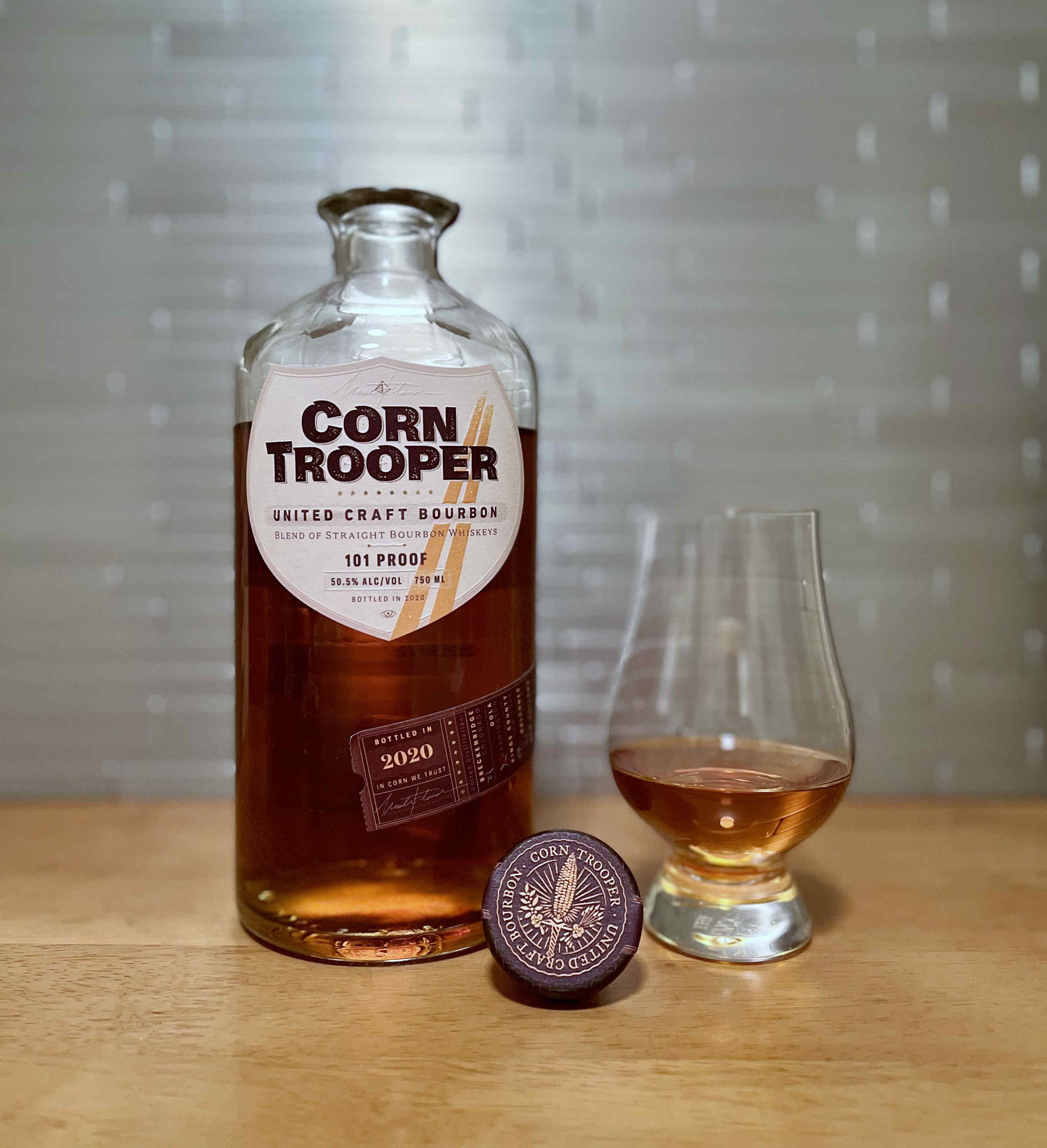 Corn Trooper - 2020 United Craft Bourbon from Flaviar brings together seven craft distillers on this blended whiskey.