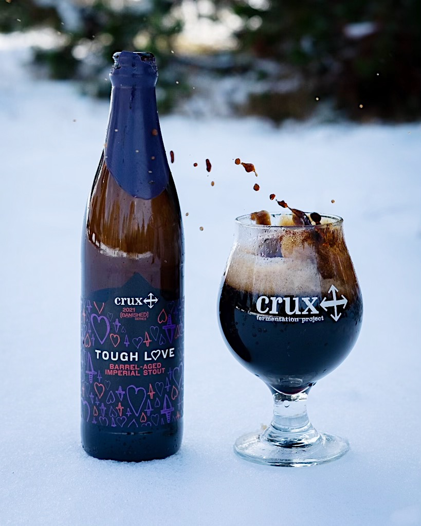 image of [BANISHED] Tough Love Barrel-Aged Imperial Stout courtesy of Crux Fermentation Project