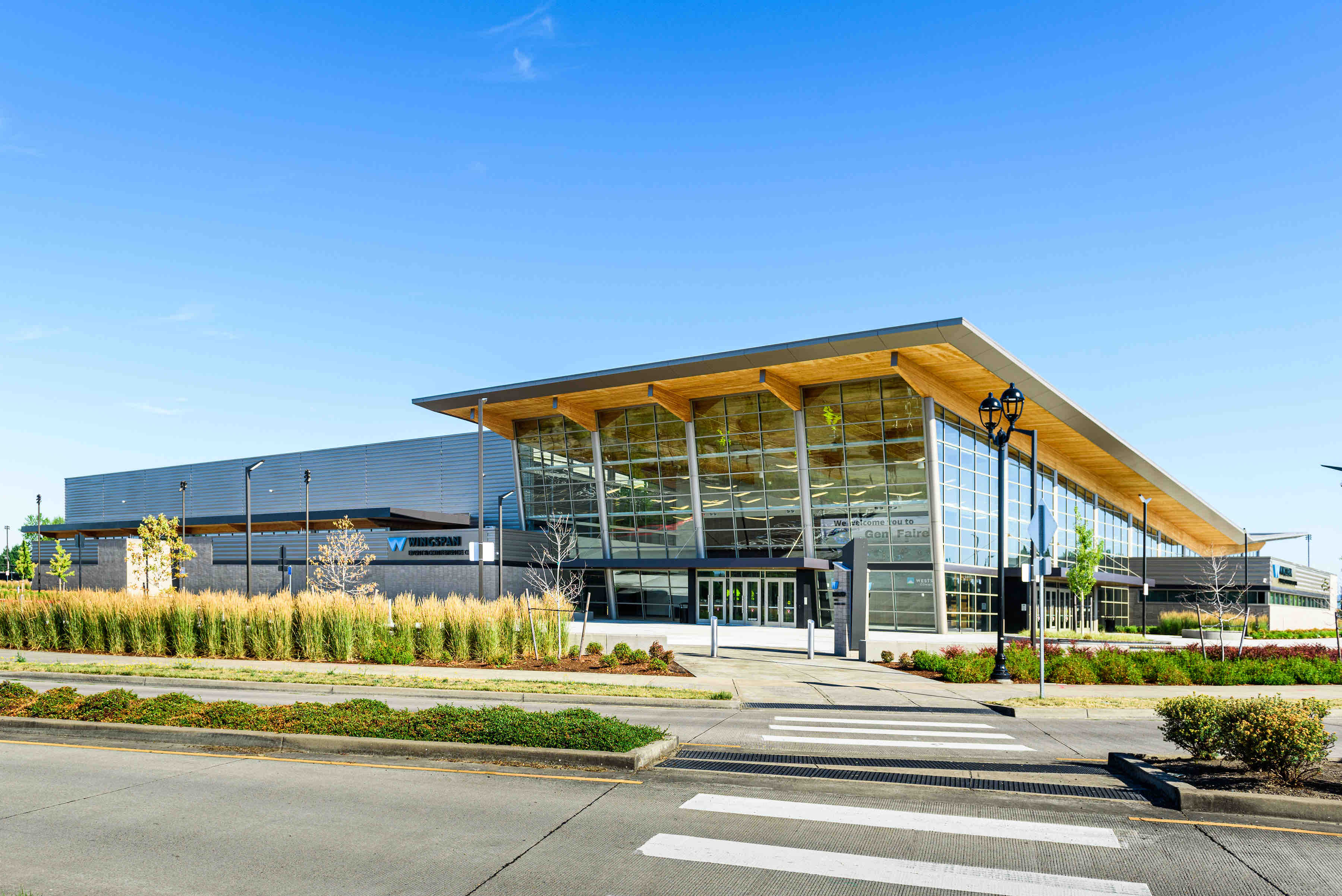 image of the Wingspan Events Center, home to the forthcoming Festival, courtesy Westside Commons