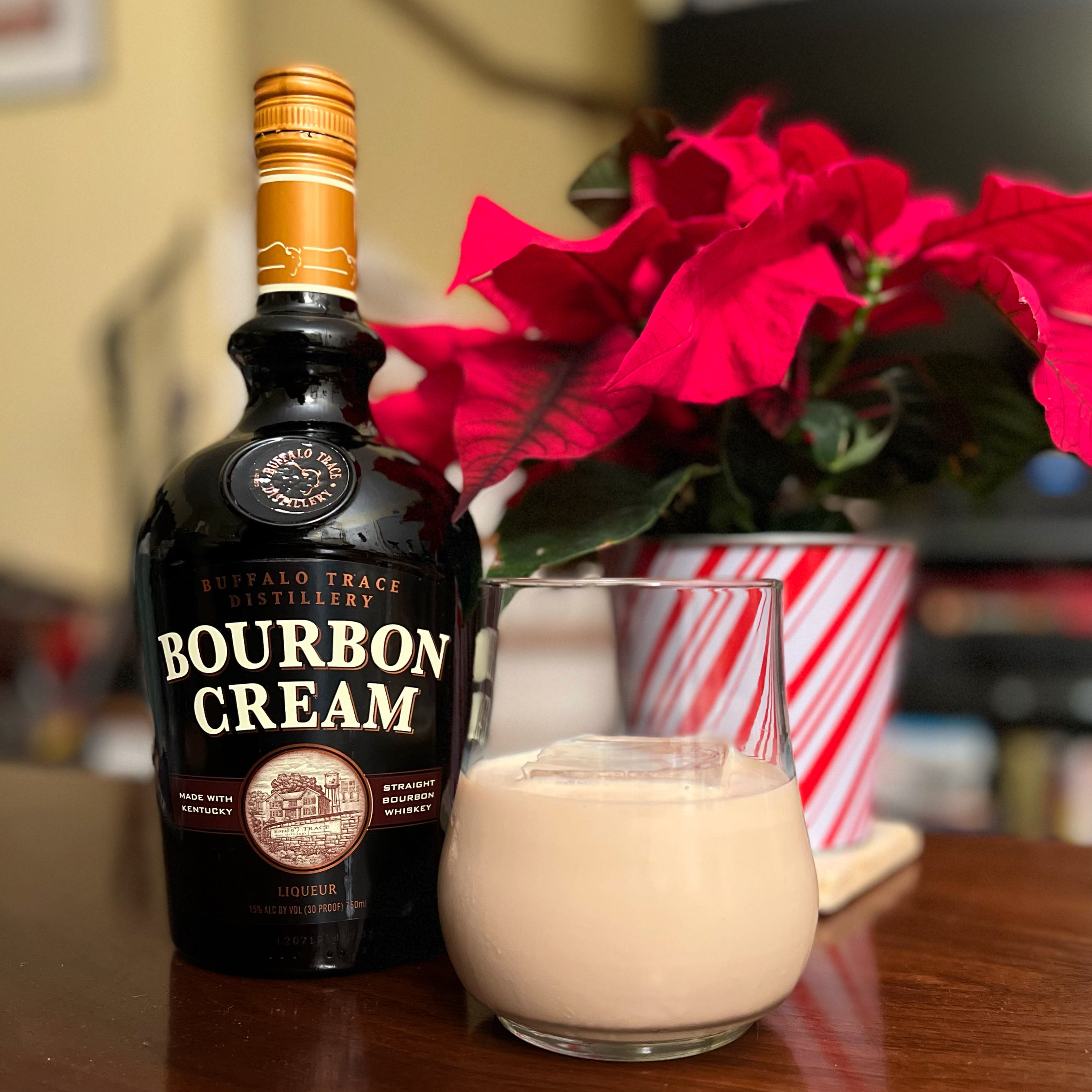 A perfect after dinner drink, Bourbon Cream from Buffalo Trace Distillery.