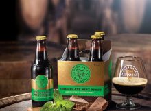 Guinness announces their new Chocolate Mint Stout Aged in Kentucky Bourbon Barrels from the Guinness Open Gate Brewery in Baltimore. (image courtesy of Guinness)