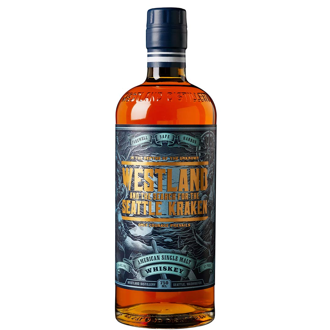 Westland American Single Malt Whiskey Seattle Kraken Commemorative Bottling
