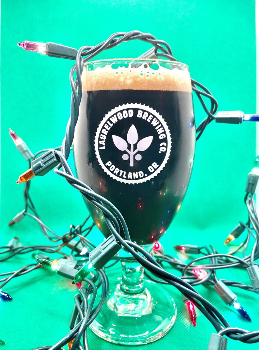 image of a festive beer courtesy of Laurelwood Brewing