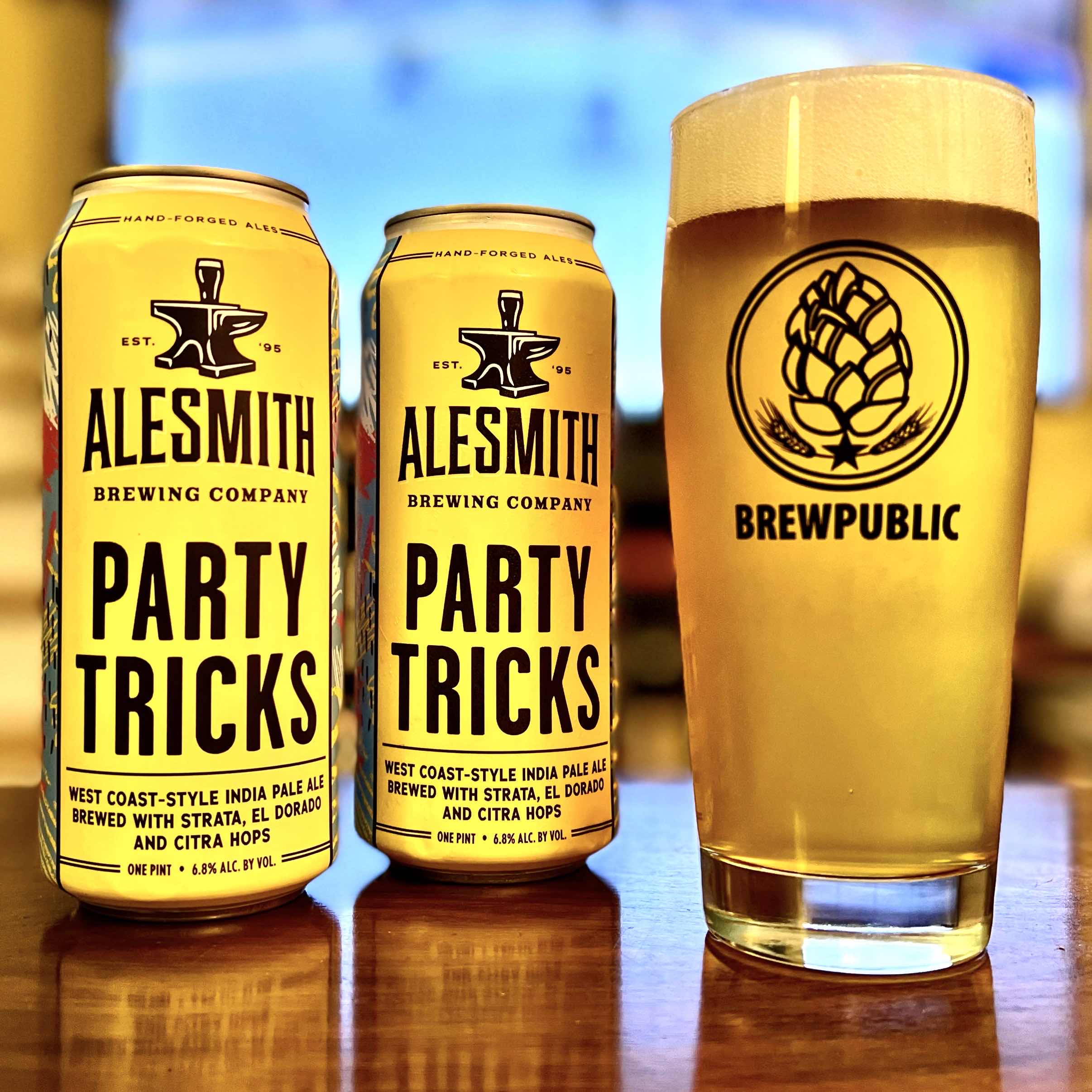 AleSmith Brewing releases Party Tricks West Coast IPA to kick off the New Year!