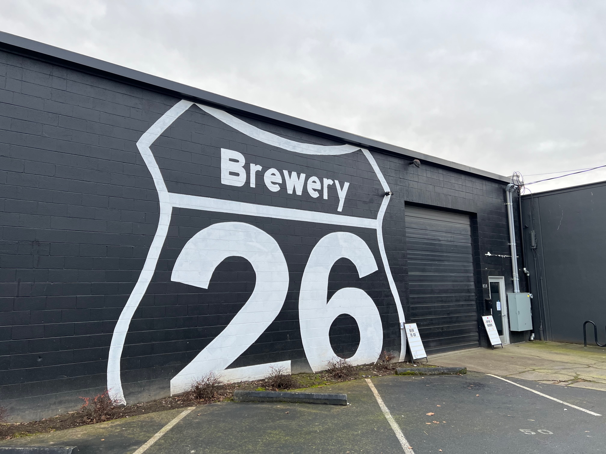 Brewery 26 had opened its taproom inside its production brewery in Southeast Portland.