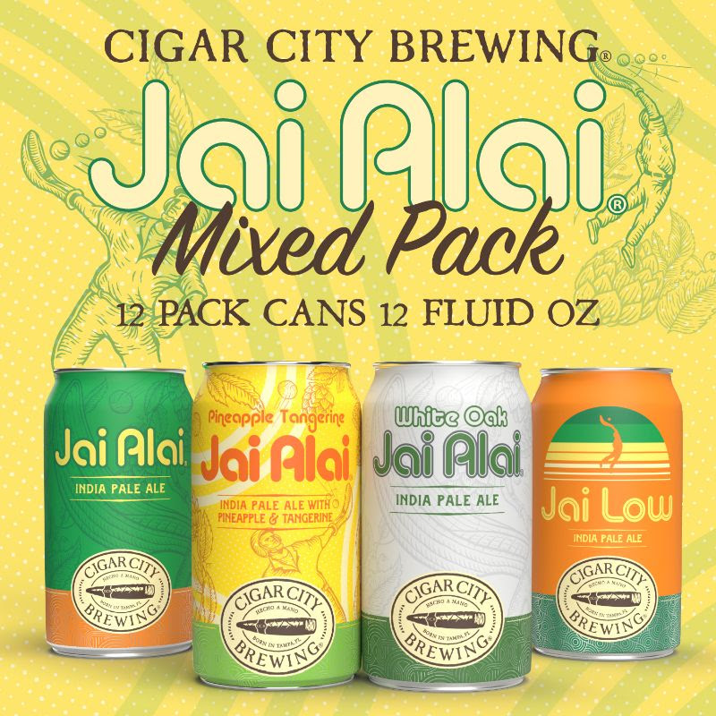 Cigar City Brewing Introduces the Jai Alai Mixed Pack with the Exclusive Pineapple Tangerine Jai Alai IPA
