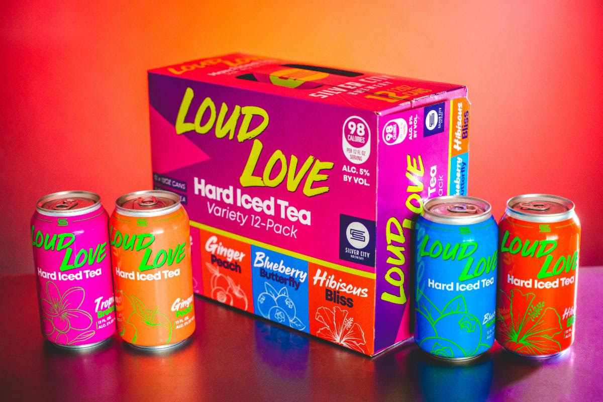 image of Loud Love Hard Iced Tea courtesy of Silver City Brewery