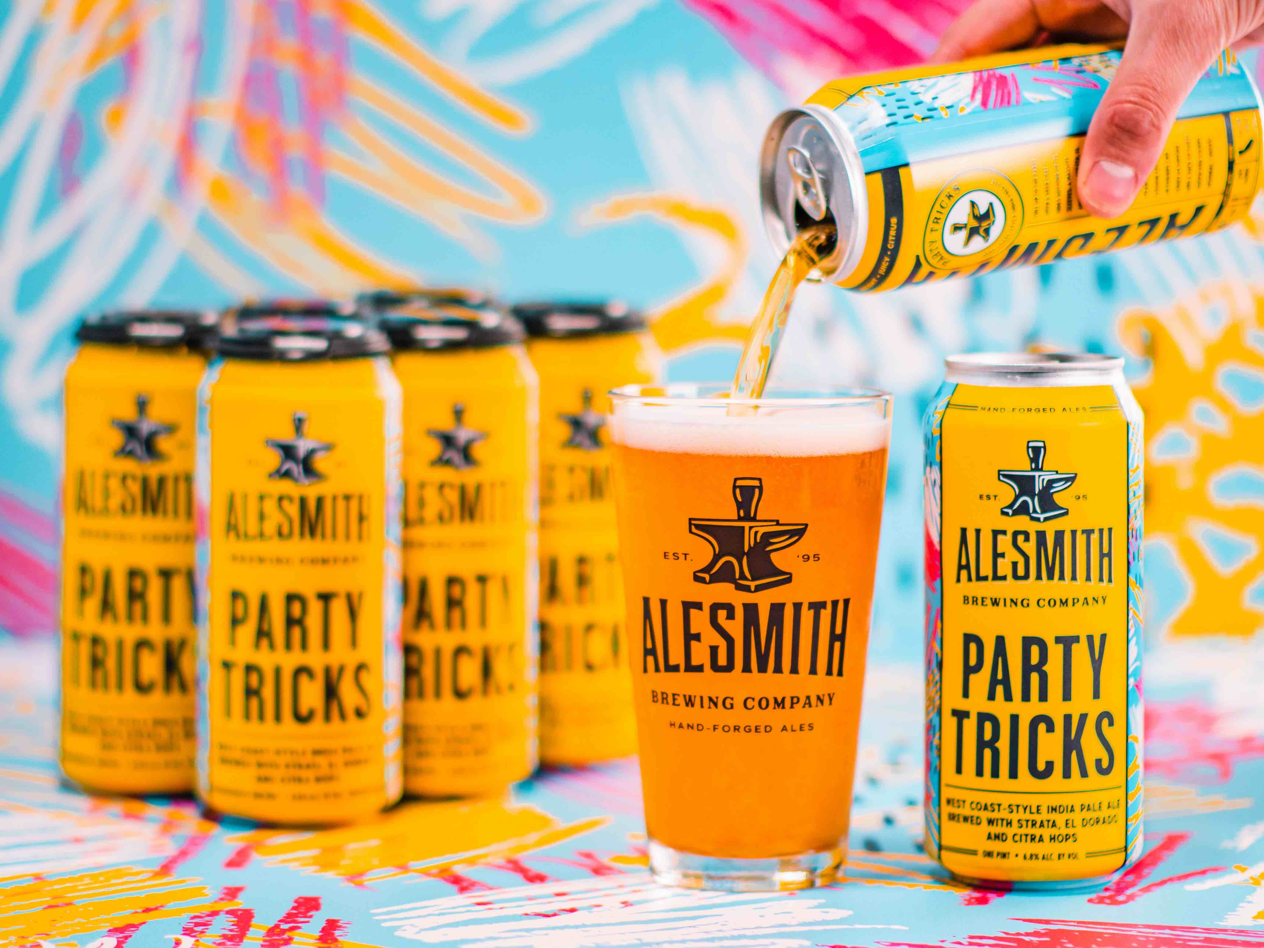 image of Party Tricks West Coast IPA courtesy of AleSmith Brewing Co.