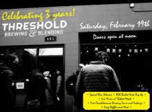 Threshold Brewing 3rd Anniversary - February 19, 2022