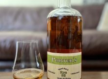 A pour of Porter’s Small Batch Rye 95 from Ogden's Own Distillery.