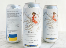 Kings & Daughters Brewery Resist IPA, a benefit for Drinkers For Ukraine